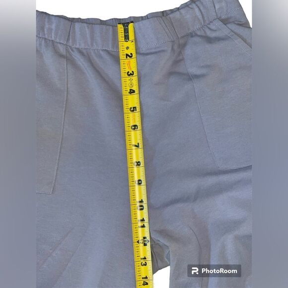 Kozan, Palazzo Elastic Waist Pants w/ Pockets, Front Inverted Pleats 85%… - Picture 9 of 10